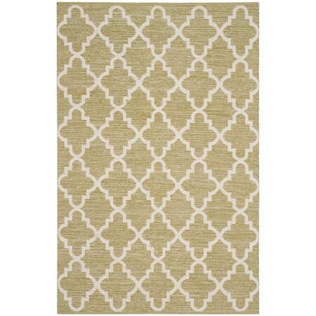 Safavieh 4 x 6 ft. Small Rectangle Montauk Hand Woven RugGreen & Ivory MTK810G-4